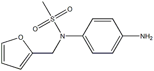 (4-aminophenyl)-N-(furan-2-ylmethyl)methanesulfonamide|