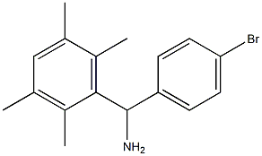 (4-bromophenyl)(2,3,5,6-tetramethylphenyl)methanamine