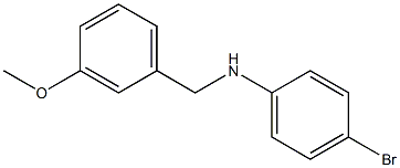 (4-bromophenyl)(3-methoxyphenyl)methylamine Struktur
