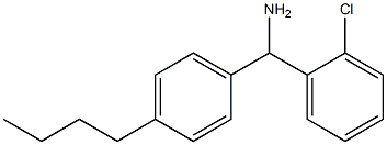 (4-butylphenyl)(2-chlorophenyl)methanamine Structure