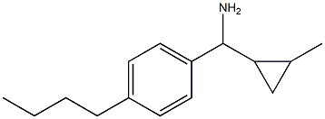(4-butylphenyl)(2-methylcyclopropyl)methanamine Structure