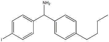 (4-butylphenyl)(4-iodophenyl)methanamine 结构式