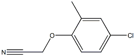 (4-chloro-2-methylphenoxy)acetonitrile,,结构式