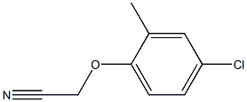 (4-chloro-2-methylphenoxy)acetonitrile Structure