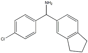 (4-chlorophenyl)(2,3-dihydro-1H-inden-5-yl)methanamine