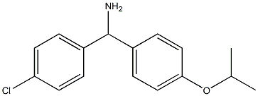 (4-chlorophenyl)[4-(propan-2-yloxy)phenyl]methanamine|