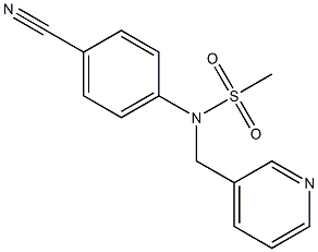 (4-cyanophenyl)-N-(pyridin-3-ylmethyl)methanesulfonamide