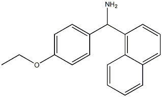 (4-ethoxyphenyl)(naphthalen-1-yl)methanamine Structure