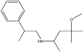 (4-methoxy-4-methylpentan-2-yl)(2-phenylpropyl)amine Structure