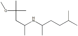 (4-methoxy-4-methylpentan-2-yl)(5-methylhexan-2-yl)amine 化学構造式