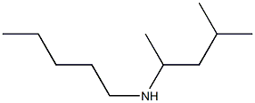(4-methylpentan-2-yl)(pentyl)amine,,结构式