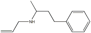 (4-phenylbutan-2-yl)(prop-2-en-1-yl)amine Struktur