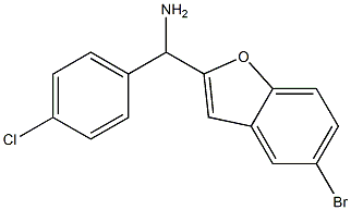 (5-bromo-1-benzofuran-2-yl)(4-chlorophenyl)methanamine