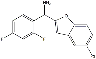(5-chloro-1-benzofuran-2-yl)(2,4-difluorophenyl)methanamine