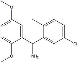 (5-chloro-2-fluorophenyl)(2,5-dimethoxyphenyl)methanamine