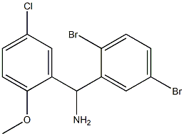  (5-chloro-2-methoxyphenyl)(2,5-dibromophenyl)methanamine