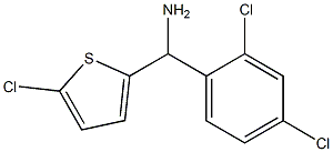 (5-chlorothiophen-2-yl)(2,4-dichlorophenyl)methanamine Struktur