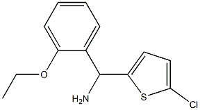 (5-chlorothiophen-2-yl)(2-ethoxyphenyl)methanamine,,结构式