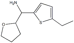 (5-ethylthiophen-2-yl)(oxolan-2-yl)methanamine Struktur