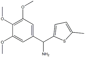 (5-methylthiophen-2-yl)(3,4,5-trimethoxyphenyl)methanamine|