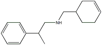 (cyclohex-3-en-1-ylmethyl)(2-phenylpropyl)amine,,结构式