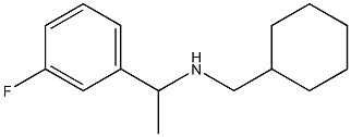 (cyclohexylmethyl)[1-(3-fluorophenyl)ethyl]amine,,结构式