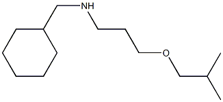 (cyclohexylmethyl)[3-(2-methylpropoxy)propyl]amine Structure