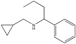 (cyclopropylmethyl)(1-phenylbutyl)amine 化学構造式