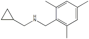 (cyclopropylmethyl)[(2,4,6-trimethylphenyl)methyl]amine,,结构式
