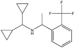 (dicyclopropylmethyl)({1-[2-(trifluoromethyl)phenyl]ethyl})amine|