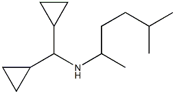 (dicyclopropylmethyl)(5-methylhexan-2-yl)amine Structure