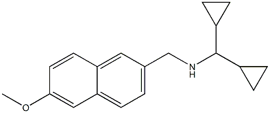 (dicyclopropylmethyl)[(6-methoxynaphthalen-2-yl)methyl]amine