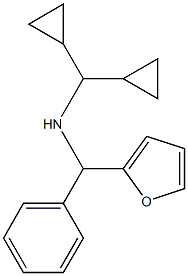 (dicyclopropylmethyl)[furan-2-yl(phenyl)methyl]amine