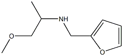 (furan-2-ylmethyl)(1-methoxypropan-2-yl)amine 化学構造式