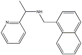 (naphthalen-1-ylmethyl)[1-(pyridin-2-yl)ethyl]amine Struktur