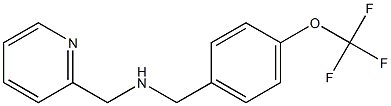  (pyridin-2-ylmethyl)({[4-(trifluoromethoxy)phenyl]methyl})amine