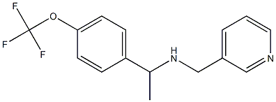 (pyridin-3-ylmethyl)({1-[4-(trifluoromethoxy)phenyl]ethyl})amine