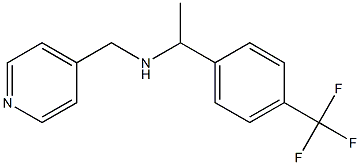 (pyridin-4-ylmethyl)({1-[4-(trifluoromethyl)phenyl]ethyl})amine 结构式