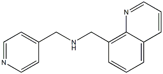 (pyridin-4-ylmethyl)(quinolin-8-ylmethyl)amine,,结构式