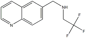 (quinolin-6-ylmethyl)(2,2,2-trifluoroethyl)amine,,结构式