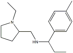  [(1-ethylpyrrolidin-2-yl)methyl][1-(4-methylphenyl)propyl]amine