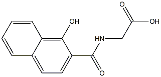 [(1-hydroxy-2-naphthoyl)amino]acetic acid