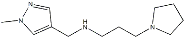 [(1-methyl-1H-pyrazol-4-yl)methyl][3-(pyrrolidin-1-yl)propyl]amine Struktur