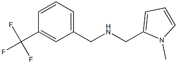 [(1-methyl-1H-pyrrol-2-yl)methyl]({[3-(trifluoromethyl)phenyl]methyl})amine|