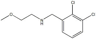 [(2,3-dichlorophenyl)methyl](2-methoxyethyl)amine Structure