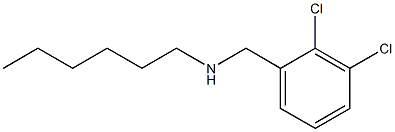 [(2,3-dichlorophenyl)methyl](hexyl)amine Structure