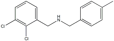 [(2,3-dichlorophenyl)methyl][(4-methylphenyl)methyl]amine 化学構造式