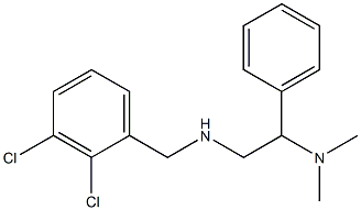 [(2,3-dichlorophenyl)methyl][2-(dimethylamino)-2-phenylethyl]amine Structure