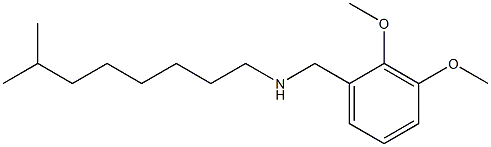 [(2,3-dimethoxyphenyl)methyl](7-methyloctyl)amine Structure