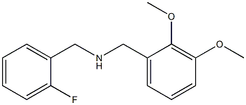 [(2,3-dimethoxyphenyl)methyl][(2-fluorophenyl)methyl]amine 化学構造式